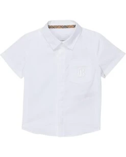 Burberry Kids Owen Short Sleeve Embroidery: Aboyd (Little Kids/Big Kids)