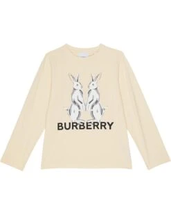 Burberry Kids Hare Tee Long Sleeve (Toddler/Little Kids/Big Kids)