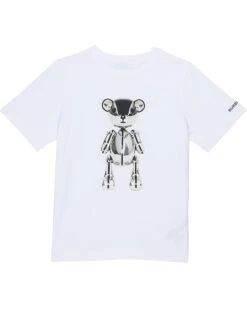 Burberry Kids Silver Chrome Bear T-Shirt (Little Kids/Big Kids)