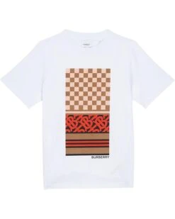 Burberry Kids Margo Tee V Red (Little Kids/Big Kids)