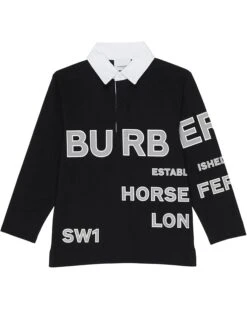 Burberry Kids Jessy Text Polo (Toddler/Little Kids/Big Kids)
