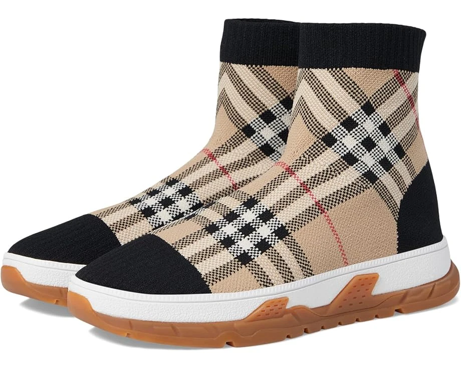 Burberry Kids Vintage Check Stretch Knit Sock Sneakers (Toddler/Little Kid) Burberry Kids Vintage Check Stretch Knit Sock Sneakers (Toddler/Little Kid) -Burberry 710vUsBbwL. AC SR920736