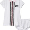 Burberry Kids Violet Monogram Stripe Dress (Infant) -Burberry 71G7GwqwJAL. AC SR736920