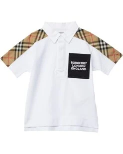 Burberry Kids Johnathan Polo Shirt (Little Kids/Big Kids)