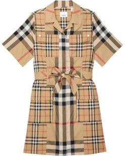 Burberry Kids Clotilde Check (Toddler/Little Kids/Big Kids)