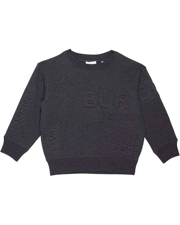 Burberry Kids Alven Embossed Sweater (Little Kids/Big Kids) Burberry Kids Alven Embossed Sweater (Little Kids/Big Kids) -Burberry