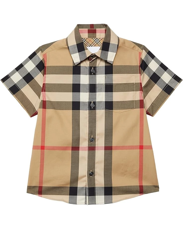 Burberry Kids Owen Short Sleeve (Little Kids/Big Kids) Burberry Kids Owen Short Sleeve (Little Kids/Big Kids) -Burberry