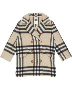 Burberry Kids Poppy Check Coat (Little Kids/Big Kids)