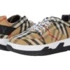 Burberry Kids Brockton Check Low Top Sneaker (Toddler/Little Kid) -Burberry 81GulChXSWL. AC SR920736