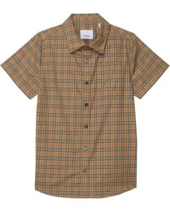 Burberry Kids Owen Short Sleeve Micro (Little Kids/Big Kids)