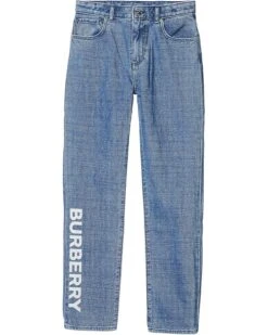 Burberry Kids Relaxed Jeans In Indigo (Little Kids/Big Kids)